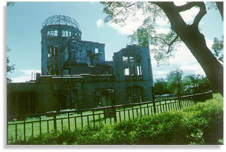 Hiroshina Peace (A-Bomb) Dome. Photo by Bruce Akizuki.