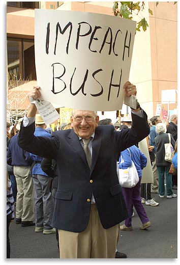 San Diego march against war on Iraq.