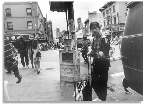 "Waiting" Stockton Street in S.F. Chinatown 1995