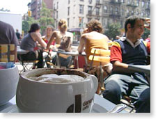 Cafe in New York.