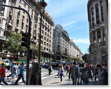 Downtown Buenos Aires. Photo by Nic Paget-Clarke