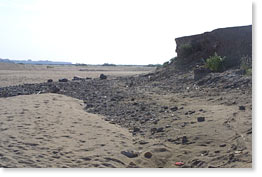 Sand mining is eroding the bed and banks of the Cauvery River