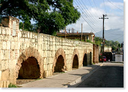 A colonial Spanish aquaduct in Oaxaca.
