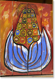 Una pintura Zapatista
