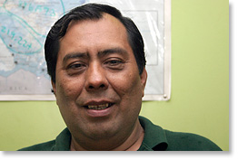 Faustino Torrez en las oficinas de ATC, en Managua. Todas fotos por Nic Paget-Clarke.