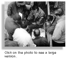 Every day you often see older Chinese men playing Chinese Checkers at Portsmouth Square in San Francisco. passing the time away.