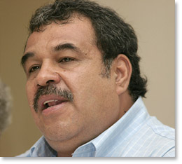 Alberto Gomez, president of the Mexican farmers organization UNORCA.
