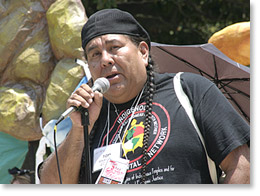 Tom Goldtooth, executive director of the Indigenous Environmental Network