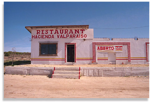 A restaurant in northern Baja California, Mexico. Photo by Nic Paget-Clarke.