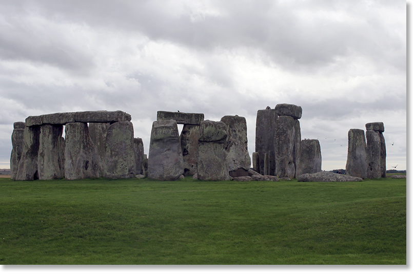 Stonehenge -  created 4,000 years ago by people in what is now the county of Wiltshire - a neigboring county to Dorset.