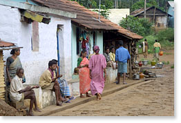 A village of the Malayali tribe.