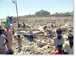 Dedeer Nagar in Chennai was demolished.