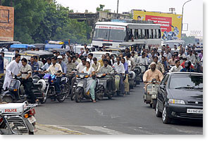 Traffic in Ahmedabad