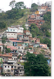 Housing on the hills of Caracas.