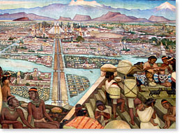 Mexico City - as depicted by muralist Diego Rivera