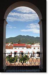 Una vista del palacio municipio en San Cristóbal de Las Casas.