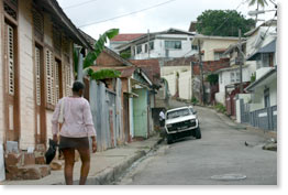 A neighborhood in Port of Spain.