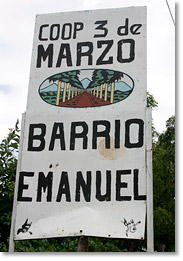 Una cooperativa rural cerca del Lago Managua.