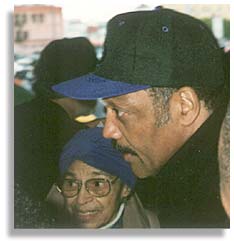 Rosa Parks and Rev. Jesse Jackson. Photo by Butch Wing.
