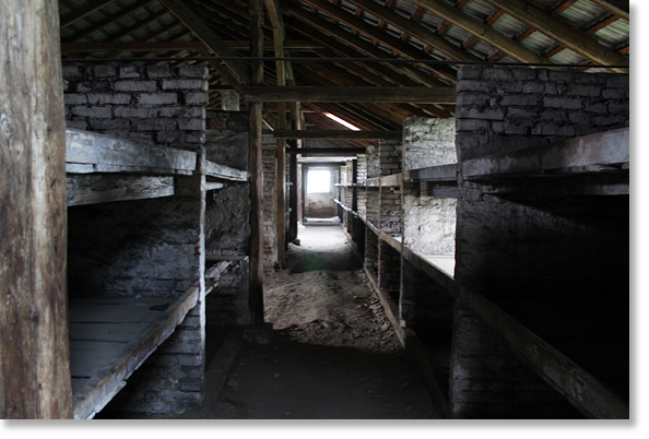 International Holocaust Remembrance Day 2017. Barracks in the Nazi German Auschwitz II - Birkenau Camp in Poland. Birkenau became the largest center for the extermination of Jews and thelargest concentration camp of the network of Nazi concentration and extermination camps. Photos by Nic Paget-Clarke.