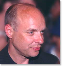 Brian Eno in San Francisco. Photo © by Nic Paget-Clarke.
