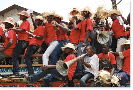 On June 4th, 2010 about ten thousand Haitian peasants marched to protest US-based Monsanto Company's 'deadly gift' of seed to the government of Haiti.