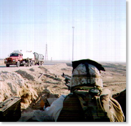Fuel tank truck, Iraq.