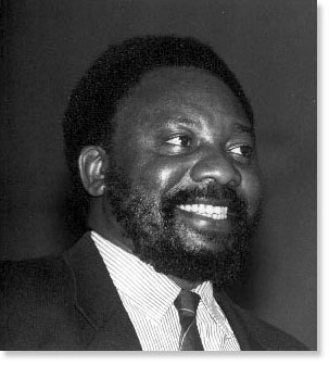 Cyril Ramaphosa. At the time this photo was taken (1991), he was secretary-general of the African National Congress. Photo by Nic Paget-Clarke.