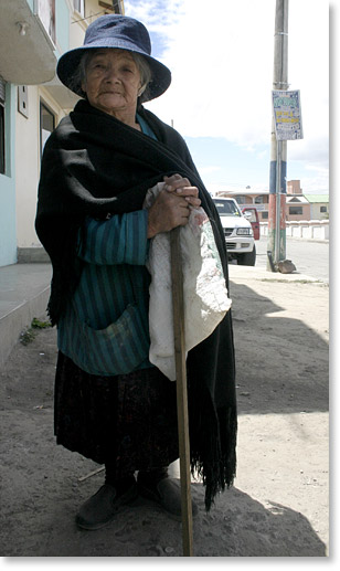 Maria de Jesus Dulcelina Nicolalde Navarette in Cayambi, Ecuador. Photo by Nic Paget-Clarke.