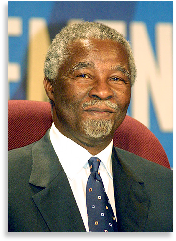 South African President Thabo Mbeki
