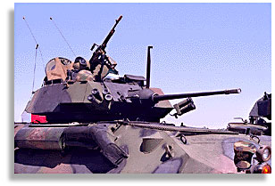U.S. Marine Corps tank. Photo by Nic Paget-Clarke.